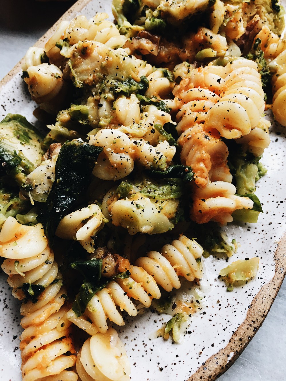 Pumpkin Pasta Up Close