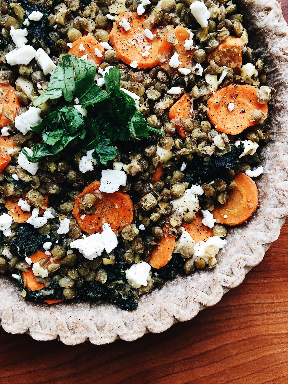 Lentil Pie Vertical